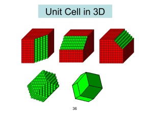 Unit Cell in 3D 36