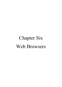 Chapter Six Web Browsers