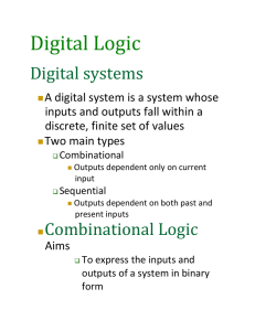 Digital Logic Digital systems