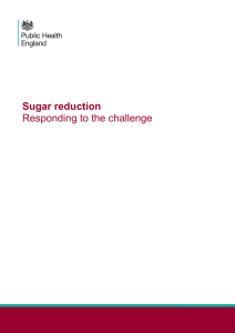 Sugar reduction Responding to the challenge