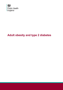 Adult obesity and type 2 diabetes