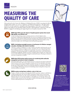 MEASURING THE QUALITY OF CARE HEALTH