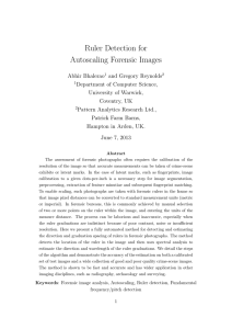 Ruler Detection for Autoscaling Forensic Images