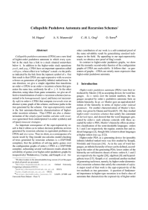 Collapsible Pushdown Automata and Recursion Schemes M. Hague A. S. Murawski