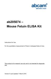 ab205074 – Mouse Fetuin ELISA Kit