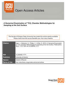 A Numerical Examination of ¹ CO Chamber Methodologies for