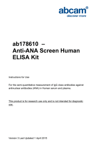 ab178610  – Anti-ANA Screen Human ELISA Kit