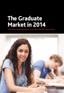 The Graduate Market in 2014 High Fliers