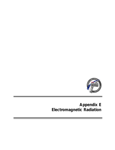 NMD Appendix E Electromagnetic Radiation