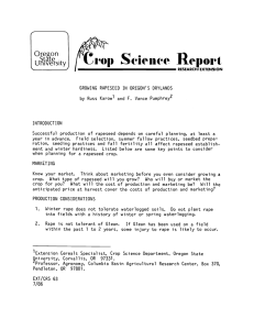 Science Report rop Oregon University