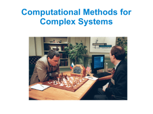 Computational Methods for Complex Systems