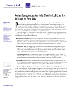 P Certain Competencies May Help Offset Lack of Expertise Research Brief
