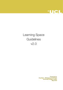 Learning Space Guidelines v2.0 Produced by: