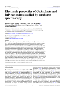 Electronic properties of GaAs, InAs and InP nanowires studied by terahertz spectroscopy