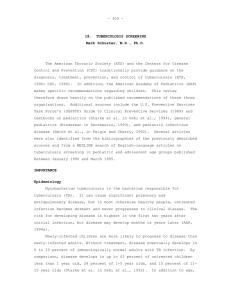 - 309 - 18.  TUBERCULOSIS SCREENING