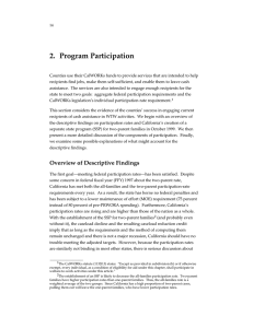 2. Program Participation