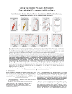 Using Topological Analysis to Support Event-Guided Exploration in Urban Data