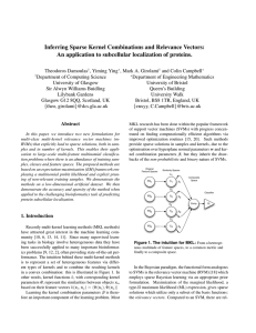 Inferring Sparse Kernel Combinations and Relevance Vectors: