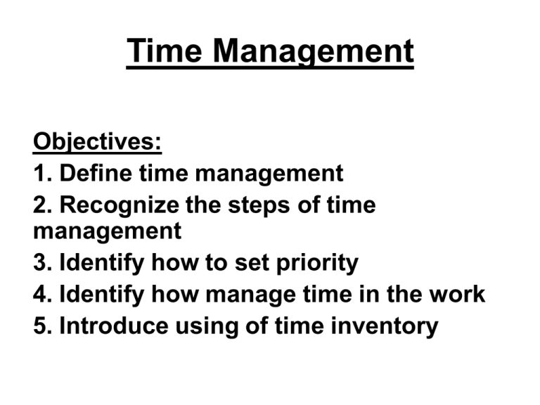 time-management