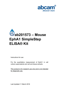 ab201573 – Mouse EphA1 SimpleStep ELISA® Kit