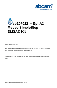 ab207622  – EphA2 Mouse SimpleStep ELISA® Kit