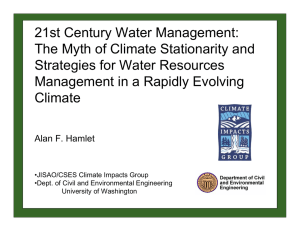 21st Century Water Management: The Myth of Climate Stationarity and