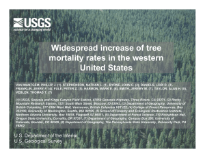 Widespread increase of tree mortality rates in the western United States