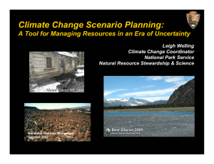 Climate Change Scenario Planning: