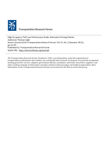 Transportation Research Forum