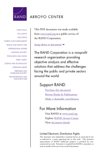 6 The RAND Corporation is a nonproﬁt om