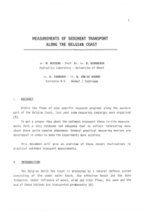 MEASUREMENTS  OF  SEDIMENT  TRANSPORT