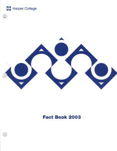 Fact Book 2003 ~ Harper College