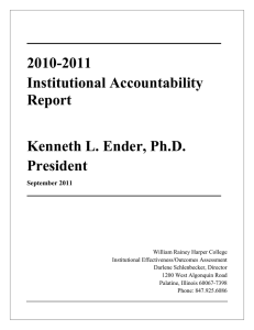 2010-2011 Institutional Accountability Report