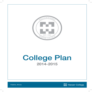 College Plan 2014-2015 Palatine, Illinois