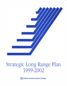 1999-2002 Strategic Long Range Plan re William  Rainey  Harper College