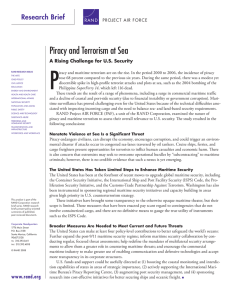 P Piracy and Terrorism at Sea