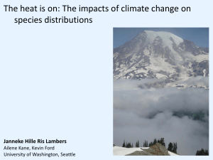 The heat is on: The impacts of climate change on
