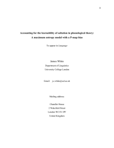 Accounting for the learnability of saltation in phonological theory: