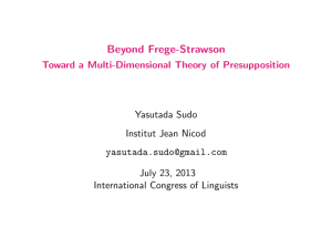 Beyond Frege-Strawson