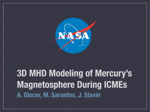 3D MHD Modeling of Mercury’s Magnetosphere During ICMEs
