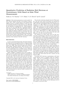 Quantitative Prediction of Radiation Belt Electrons at Measurements