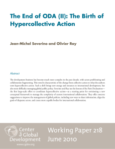 The End of ODA (II): The Birth of Hypercollective Action Abstract