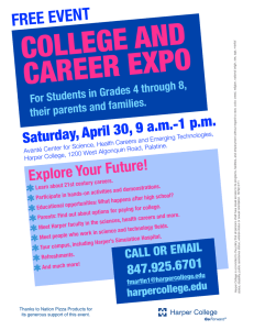 COLLEGE AND CAREER EXPO FREE EVENT 9 a.m.-1 p.m.