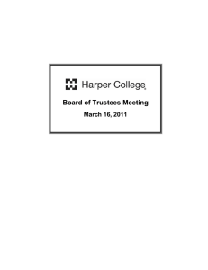 Board of Trustees Meeting March 16, 2011