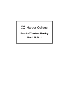 Board of Trustees Meeting March 21, 2012