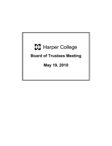 Board of Trustees Meeting  May 19, 2010