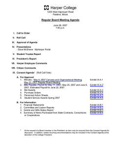 Regular Board Meeting Agenda