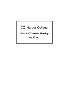 Board of Trustees Meeting July 20, 2011
