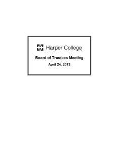 Board of Trustees Meeting April 24, 2013