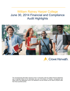 June 30, 2014 Financial and Compliance Audit Highlights